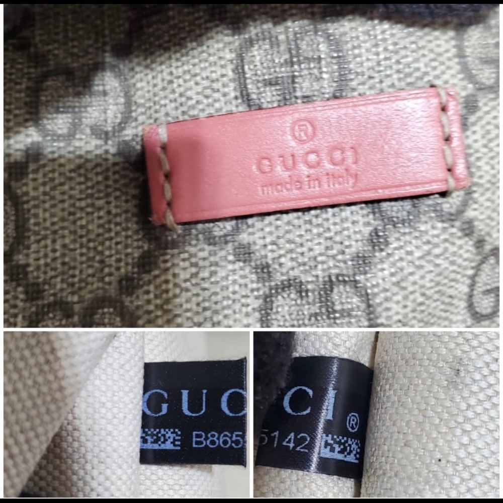 Authentic GUCCI “Joy” medium tote with pink accents💖 - Picture 4 of 7